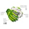 Magid TREX Windstorm Series TRX743 HiViz Mesh Goat Skin Leather Palm Impact GloveCut Level A6, PR TRX743L - alternate 5